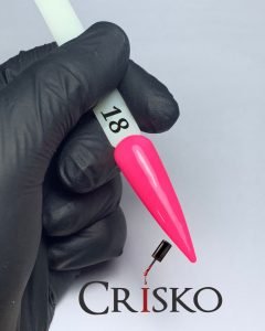Ημιμόνιμο επαγγελματικό βερνίκι Angelacq 15ml 018 (φούξια φωσφοριζέ)