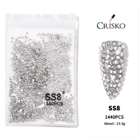 Clear Strass SS8