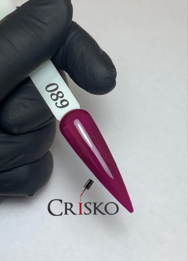 Ημιμόνιμο επαγγελματικό βερνίκι Angelacq 15ml 089 (σκούρο μωβ βυσσινί)