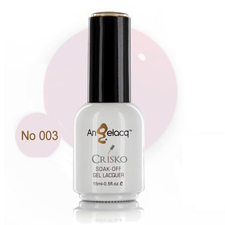 Ημιμόνιμο επαγγελματικό βερνίκι Angelacq 15ml 003 (ροζ κουφετί)