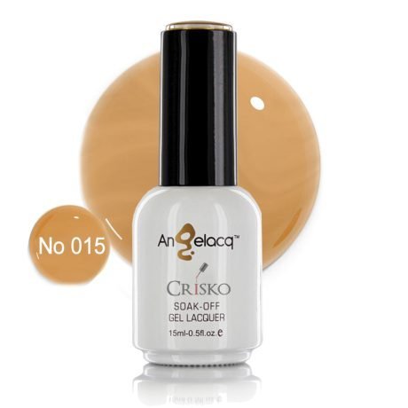 Ημιμόνιμο επαγγελματικό βερνίκι Angelacq 15ml 015 (σομόν ροδακινί ανοιχτό)