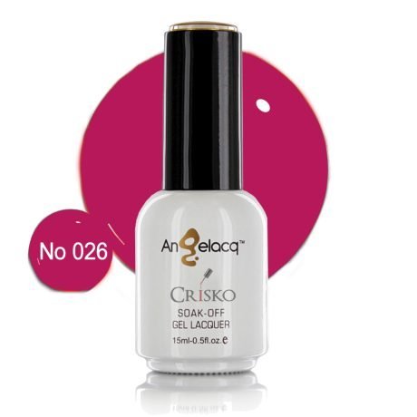 Ημιμόνιμο επαγγελματικό βερνίκι Angelacq 15ml 026 (ορτανσία)
