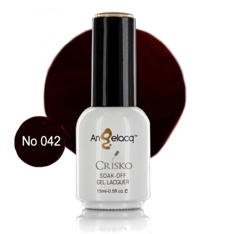 Ημιμόνιμο επαγγελματικό βερνίκι Angelacq 15ml 042 (κόκκινο ροδί)