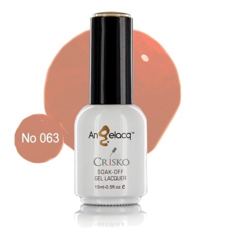 Ημιμόνιμο επαγγελματικό βερνίκι Angelacq 15ml 063 (σομόν)