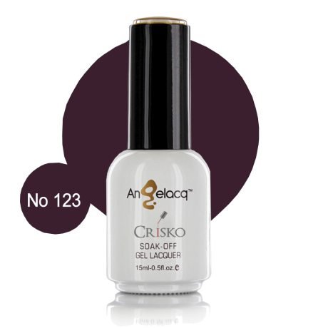 Ημιμόνιμο επαγγελματικό βερνίκι Angelacq 15ml 123 (καφέ σκούρο)