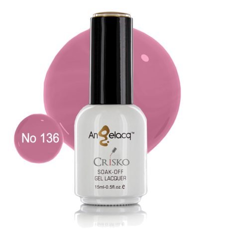 Ημιμόνιμο επαγγελματικό βερνίκι Angelacq 15ml 136 (ροζ παστέλ σκούρο)