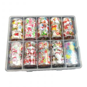 Set nail foil christmas 01