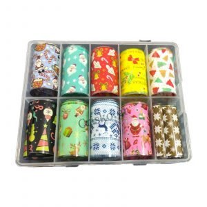 Set nail foil christmas 02
