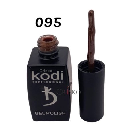 Ημιμόνιμο βερνίκι Kodi 12ml 095 (καφέ σκούρο shimmer)