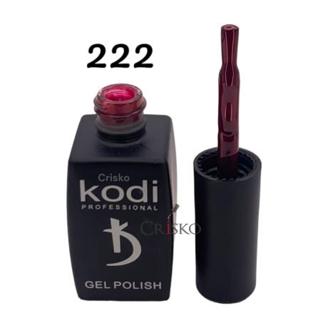 Ημιμόνιμο βερνίκι Kodi 12ml 222 (τριανταφυλλί shimmer)